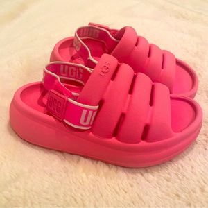 UGG Girls Sport Yeah pink sandals